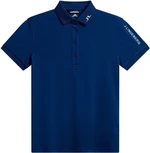J.Lindeberg Tour Tech Womens Polo Estate Blue XL Camiseta polo