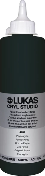 Lukas Cryl Studio Acrylic Paint 500 ml Payne's Grey Pintura acrílica