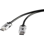 HDMI kabel SpeaKa Professional [1x HDMI zástrčka - 1x HDMI zástrčka] černá 1.00 m