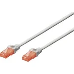 Síťový kabel RJ45 Digitus DK-1617-250, CAT 6, U/UTP, 25.00 m, šedá