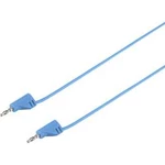 VOLTCRAFT MSB-200 měřicí kabel [lamelová zástrčka 2 mm - lamelová zástrčka 2 mm] modrá, 0.60 m