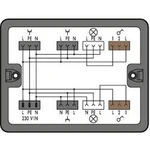 Rozvodný box WAGO 25 A, 250 V, černá, 1 ks