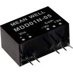 DC/DC měnič napětí, modul Mean Well MDD01M-05, 100 mA, 1 W, Počet výstupů 2 x