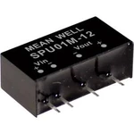 DC/DC měnič napětí, modul Mean Well SPU01L-15, 67 mA, 1 W, Počet výstupů 1 x