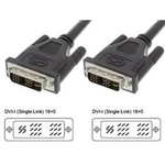 DVI kabel TECHly [1x DVI zástrčka 18+5pólová - 1x DVI zástrčka 18+5pólová] černá 1.80 m