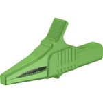 Bezpečnostní krokosvorka Stäubli XKK-1001 66.9755-25, CAT II, zelená