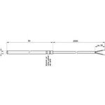 Odporový teploměr Enda K1-Pt100-S-200, podle DIN EN60751, -50 až 200 °C