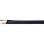 Diodový kabel Kash 1168894, 2 x 0.14 mm², černá, metrové zboží