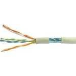 Ethernetový síťový kabel CAT 5e F/UTP VOKA Kabelwerk 103080-00, 4 x 2 x 0.20 mm², šedá, metrové zboží