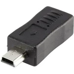 USB adaptér Renkforce 1x miniUSB 2.0 zástrčka ⇔ 1x microUSB 2.0 zásuvka, černá