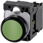 Tlačítko Siemens 3SU1100-0AB40-1BA0, zelená, 1 ks