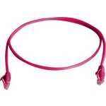 Síťový kabel RJ45 Telegärtner L00000A0291, CAT 6, U/UTP, 1.00 m, červená