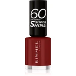 Rimmel 60 Seconds Super Shine lak na nehty odstín 320 Rapid Ruby 8 ml