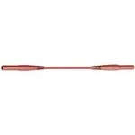 Měřicí silikonový kabel banánek 4 mm ⇔ banánek 4 mm MultiContact XMF-419, 1,5 m, červená