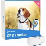 GPS tracker tractive DOG 4 TRNJAWH, lokalizace domácích zvířat, bílá, modrá