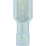 Faston zásuvka Vogt Verbindungstechnik 3966S 6.3 mm x 0.8 mm, 180 °, plná izolace, modrá, 1 ks