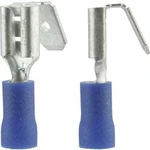 Faston zásuvka Vogt Verbindungstechnik 3926 s odbočkou, 6.3 mm x 0.8 mm, 180 °, částečná izolace, modrá, 1 ks