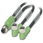 Upravený zástrčkový konektor pro senzory - aktory Phoenix Contact SAC-3P-M8Y/2X0,3-PUR/M 8FR 1458703 adaptér ve tvaru Y, 30.00 cm, 1 ks