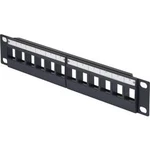 Přední deska pro datové skříně Renkforce RF-3521388, velikost racku (HE) 1 HE, 10 palec