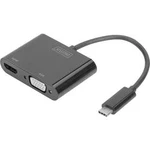 USB / HDMI / VGA adaptér Digitus DA-70858, černá