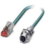Síťový kabel RJ45 Phoenix Contact 1404206, S/FTP, 1.00 m, modrá