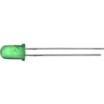 LED dioda kulatá s vývody Kingbright, L-7113GD, 20 mA, 5 mm, 2,2 V, 30 °, 20 mcd, zelená