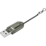 Externí čtečka paměťových karet Renkforce CR14e Mini RF-4406168, USB 2.0, černá