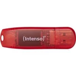 USB flash disk Intenso Rainbow Line 3502491, 128 GB, USB 2.0, červená (transparentní)