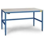 Manuflex LC3118.5007 ESD pracovní stůl CANTOLAB speciální s Melaminplatte, Šxhxv = 2000 x 800 x 752-952 mm