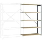 Přístavný modul regálu oddělení Manuflex RP1127.7016, (š x v x h) 960 x 2250 x 300 mm
