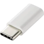 Adaptér USB 2.0 Renkforce [1x USB-C™ zástrčka - 1x micro USB 2.0 zásuvka B] bílá