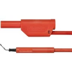 Schützinger AL 8321 / ZPK / 1 / 100 / RT adaptérový kabel [zástrčka 4 mm - zkušební hroty] červená