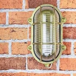 Venkovní nástěnné osvětlení Lichterlebnisse 400-03 BRASS 9722, E27, mosaz, sklo, mosaz