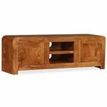 TV Cabinet Solid Wood with Sheesham Finish 47.2"x11.8"x15.7"