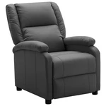 Recliner Anthracite Faux Leather
