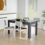 Dining Table Gray 55.1"x29.3"x30" Chipboard