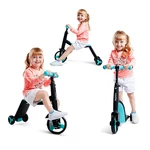 NADLE 3 In 1 Adjustable Height Kids Balance Bike for Ages 1-5 Children Scooter Toddler Tricycle Baby Sport Balance Train