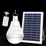 80/150W Solar LED Bulb Light 5 Modes Remote Control USB Rechargeable Emergency Light Night Light Outdoor Camping Fishing