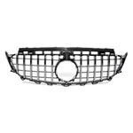 Front Grille For Mercedes Benz W213 E-Class Black 2016-2018 AMG GT R Look Grill
