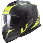Moto helma LS2 FF800 Storm Nerve  Matt Black H-V Yellow  XL (61-62)