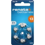 Renata Hearing Aid PR48 gombíková batéria  ZA 13 zinkovo-vzduchová 305 mAh 1.4 V 6 ks