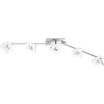WOFI LEA 9290.05.01.6000 LED stropná lampa 20 W  teplá biela chróm