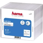 Hama 4-násobný útly obal na CD 4 CD / DVD / Blu-ray polystyrol priehľadná 10 ks (š x v x h) 142 x 124 x 10 mm 00051273