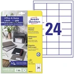 Avery-Zweckform 3658-10 etikety 64.6 x 33.8 mm papier  biela 240 ks permanentné univerzálne etikety atrament, laser, kóp