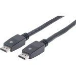 Manhattan DisplayPort prepojovací kábel #####DisplayPort Stecker, #####DisplayPort Stecker 10.00 m čierna 354134 fóliové