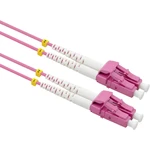 Value 21.99.8836 optické vlákno LWL prepojovací kábel [1x zástrčka LC - 1x zástrčka LC] 50/125 µ Multimode OM4 15.00 m