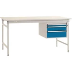 Manuflex BB5261.5007 Kompletný odkladací stolík BASIS stacionárny s melamínovou doskou + spodná konštrukcia skrinky, š x