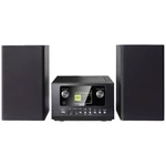 Karcher MC 6490DI stereo systém AUX, Bluetooth, CD, DAB+, internetové rádio, UKW, Wi-Fi, USB,  2 x 5 W čierna