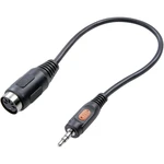 SpeaKa Professional SP-7869840  konektor DIN / jack audio adaptér [1x jack zástrčka 3,5 mm - 1x diódová zásuvka 5-pólová