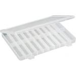 TRU COMPONENTS  krabička na drobné súčiastky, (d x š x v) 250 x 180 x 24 mm, Priehradiek: 20, pevné rozčlenenie, 1 ks